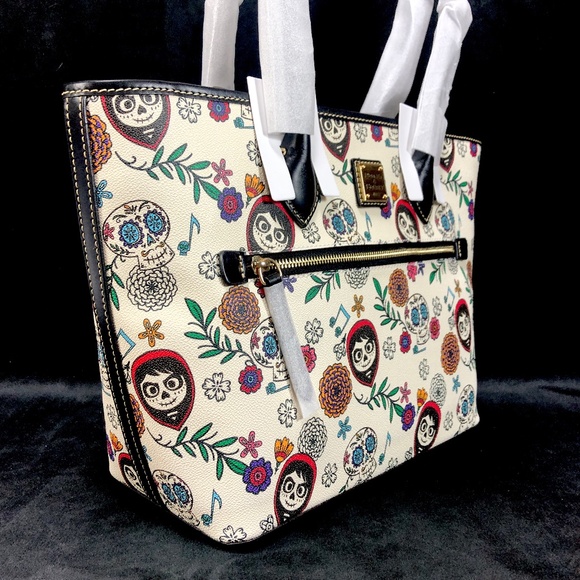Disney Parks Dooney & Bourke 2022 Pixar Coco Miguel Tote Purse Bag (A) - NEW - Picture 3 of 5